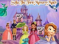 Sofia The First memory match