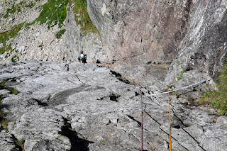 Zadni Kościelec 2162 m - Załupa H (III) 15.07.2023