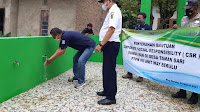 Warga Tamansari Dapat Bantuan Sumur dari PTPN VII