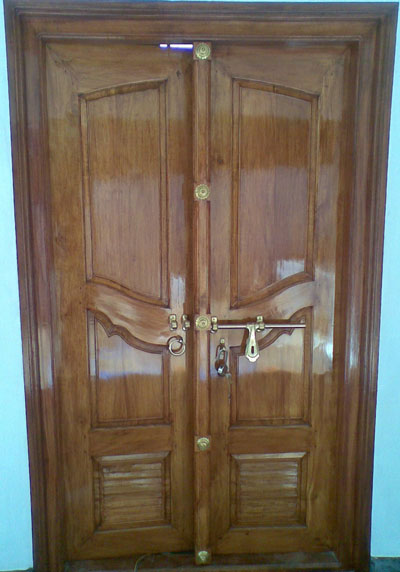 wood front door images
