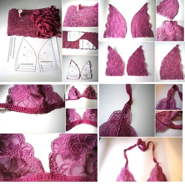 How to sew a bra - Step 5.3: Cutting - Cutting lace – AFI Atelier