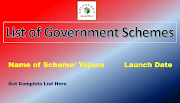 Government Schemes List and Launch Dates | List of Schemes by Modi Government