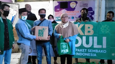 1.000 paket sembako dari PKB untuk Kota Tangerang 