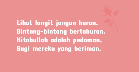 contoh pantun orang tua