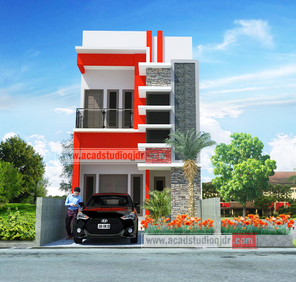 70 Desain Rumah  Minimalis  Lebar  5  Meter  Desain Rumah  