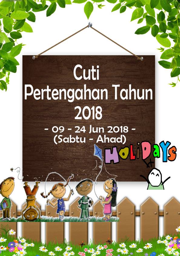 Divider Cuti Perayaan Dan Cuti Sekolah 2018