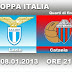 Olasz Kupa: Lazio-Catania-keretek