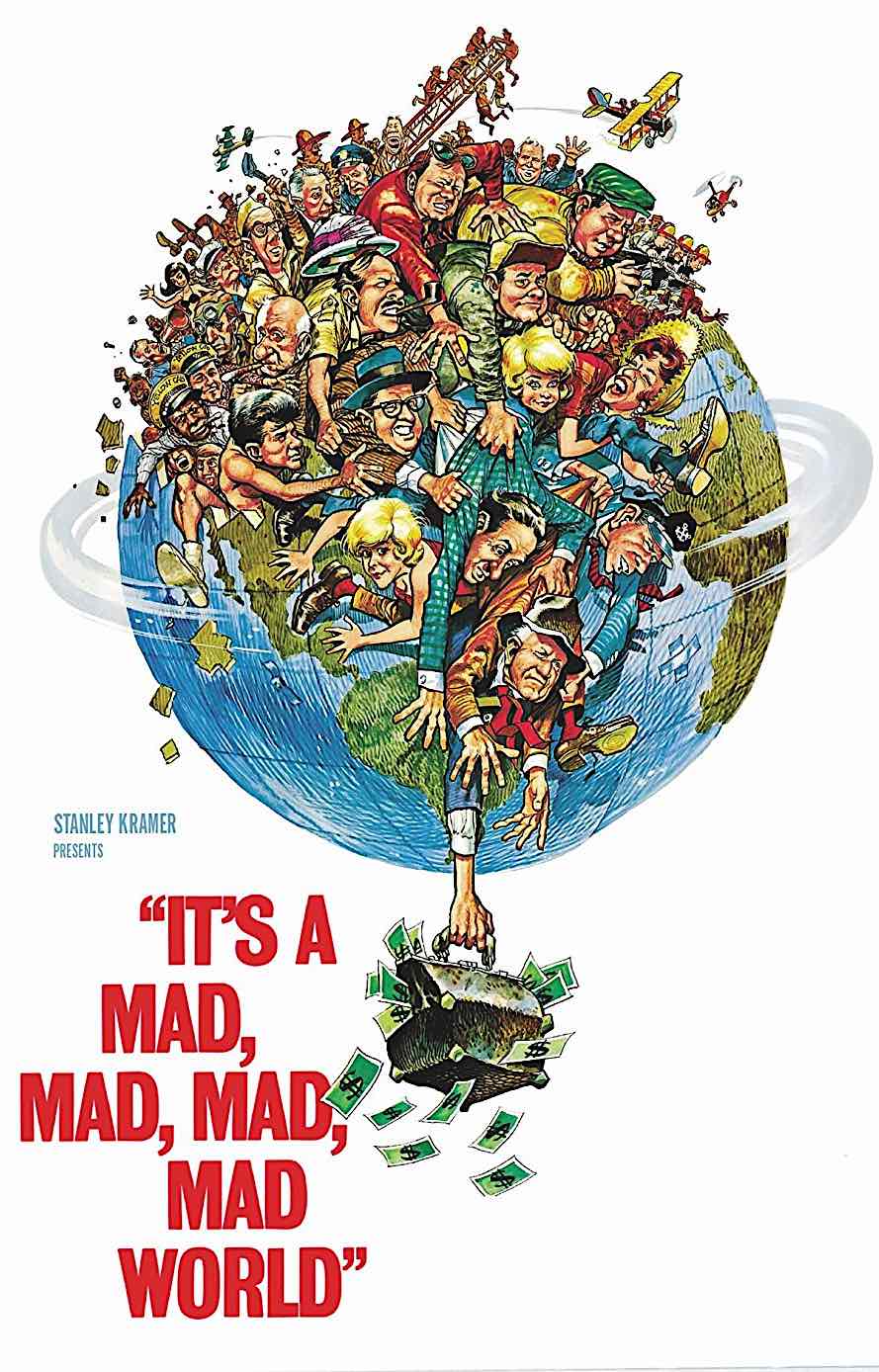 Jack Davis for 1963s "It's a Mad Mad Mad Mad World"