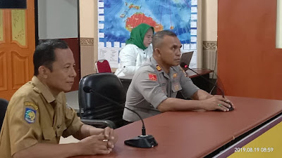 Polres Halsel dan UT Gelar Sosialisasi Tingkatkan Mutu Pendidikan Anggota