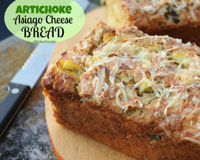 Artichoke Asiago Cheese Bread