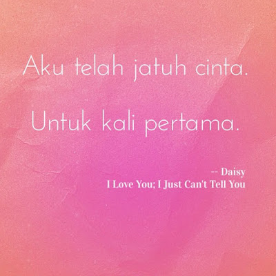 I Love You I Just Can't Tell You GagasMedia Alvi Syahrin