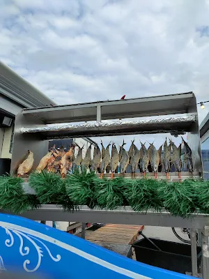 焼き魚の屋台