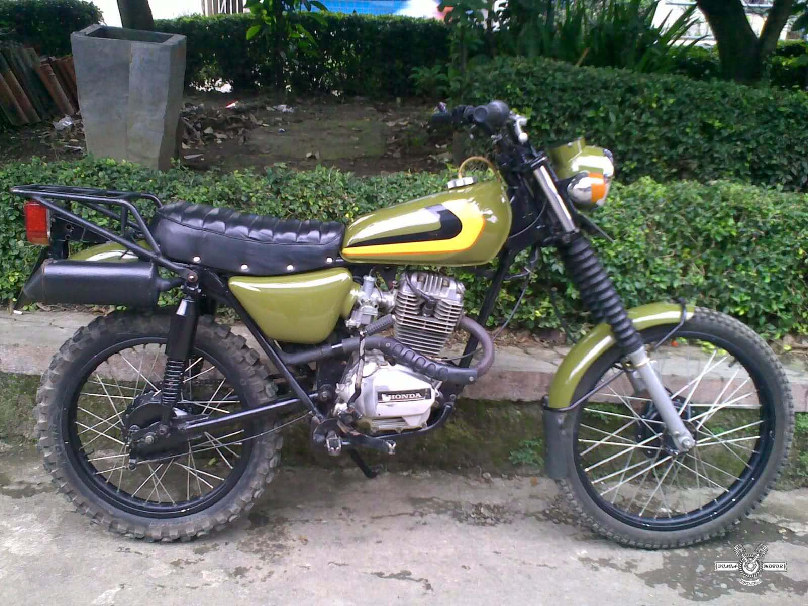 Modifikasi Keren Motor Trail Cross Adventure Bebek Dan CB