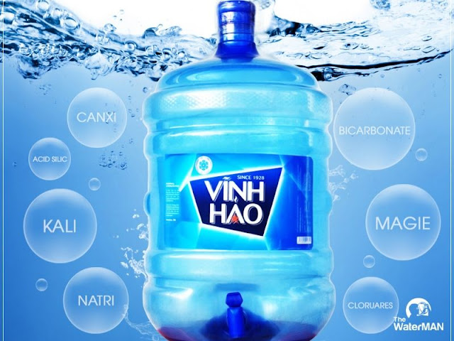 Nước khoáng Vĩnh Hảo bình vòi 20L