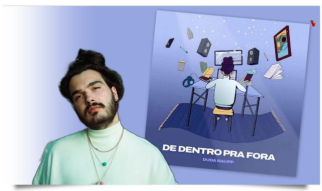 Duda Raupp e a capa do seu EP “De Dentro Pra Fora”