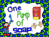 one pump of soap