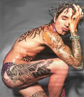 Tommy Lee Forearm And Tight Tattoos