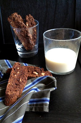 biscotti biscotes de chocolate y naranja