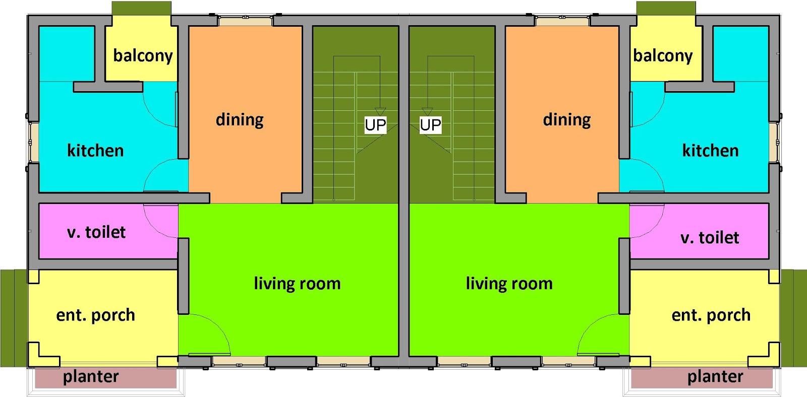 1 Bedroom Apartment Building Plans