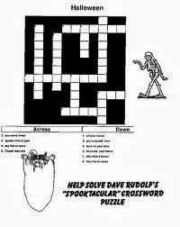 Halloween Crosswords Printable 5