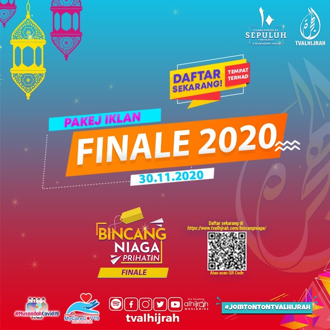 TV AlHijrah Sasar Bantu Usahawan PKS Gandakan Jualan Akhir Tahun 2020 Dengan Bincang Niaga Finale 2020