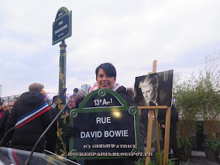 Inauguration Rue David Bowie Paris 13