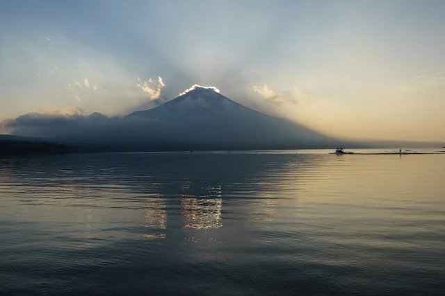 山中湖平野からの富士山