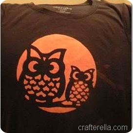 full moon owl stencil 4