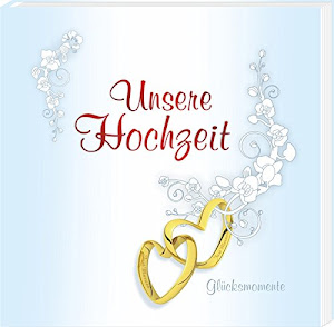 Zur Hochzeit als Geschenk Hochzeitsgeschenk mit Goldsekt Goldflakes 22 Karat Blattgold Goldsecco Gold Piccolo Geschenkbuch zum Hochzeitstag Perlwein Gästealbum Gästebuch Album Hochzeitsalbum (Unsere Hochzeit Album 12612)