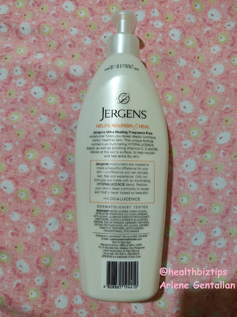 Jergens Ultra Healing Lotion Review (fragrance free) | @healthbiztips