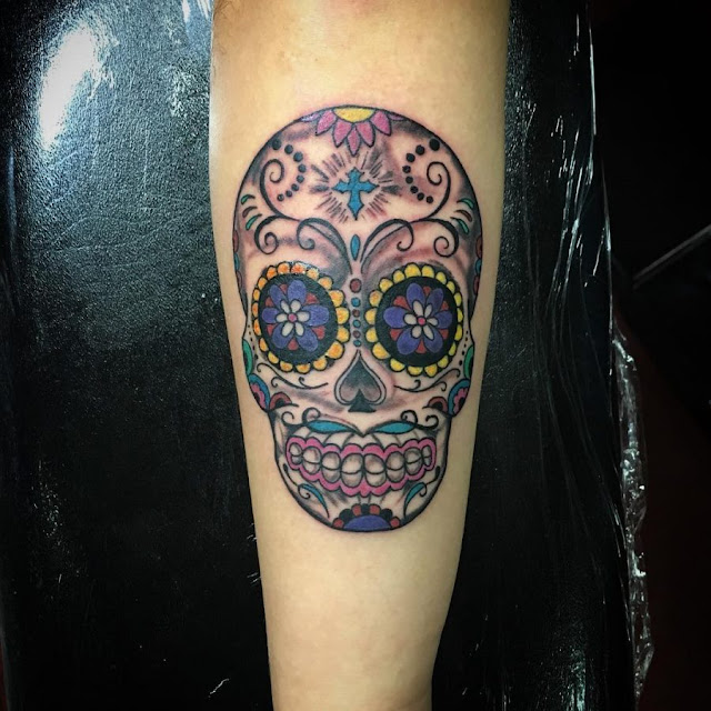 tatuagem-caveira-mexicana