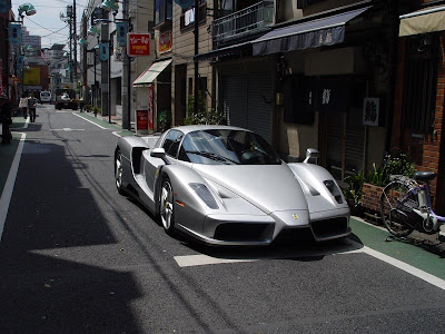 silver ferrari enzo