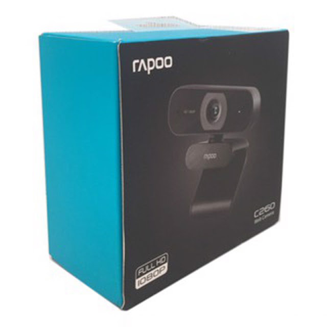 Rapoo C260 - Webcam Họp Trực Tuyến Phân Giải HD 1080p