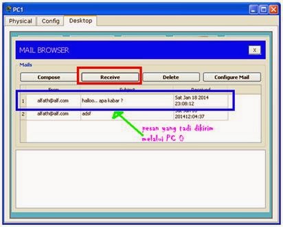 Membuat Web Server dan Email menggunakan Cisco Paket Tracer