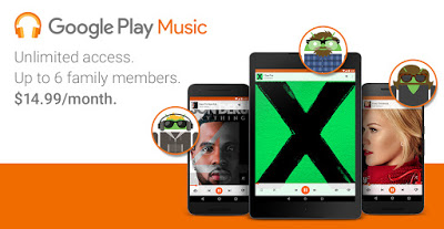 Google presenta Google Play Music paquete familiar 