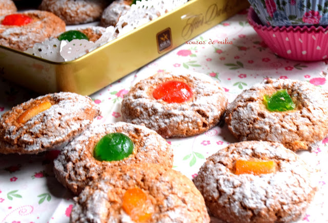 Galletas de almendra y naranja confitada sin gluten