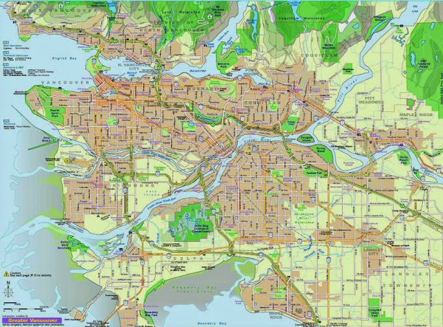 Map of Greater Vancouver