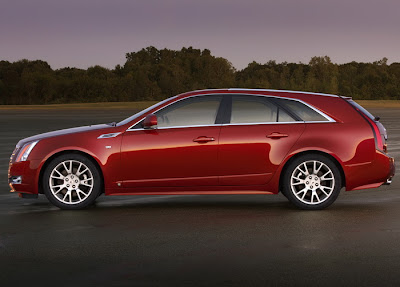 2010 Cadillac CTS Sport Wagon Side View