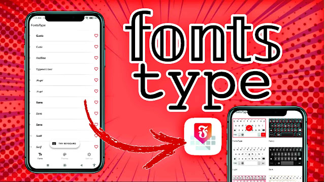 ➤ FONTS TYPE APK La aplicación para teclados bonitos y una amplia variedad de fuentes