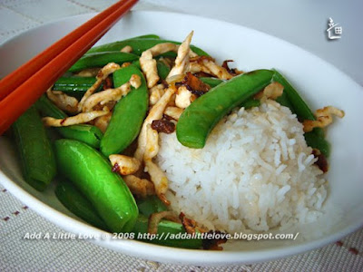 Sugar Snap Peas with Chicken