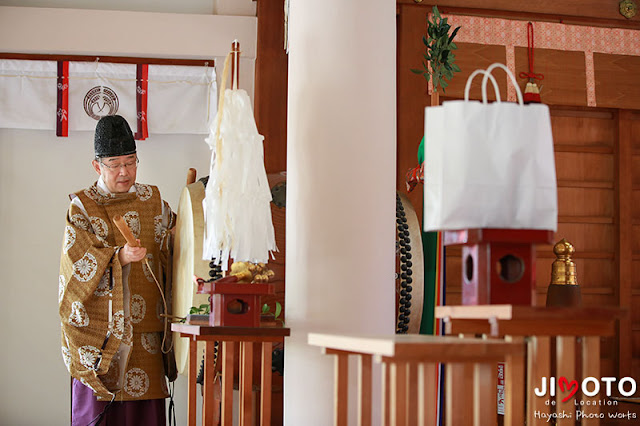 豊中稲荷神社でお宮参り出張出張撮影