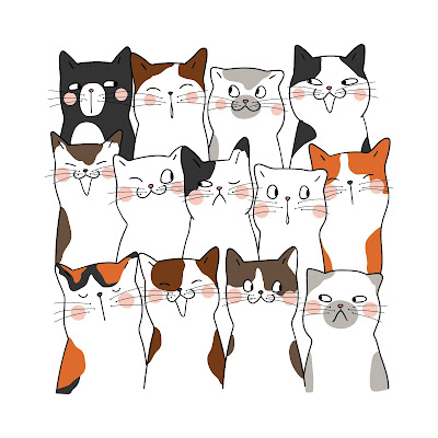 300+ Cartoon Images of Cat