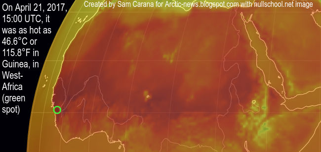 10°C or 18°F warmer by 2021?