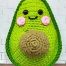 Aguacate a Crochet