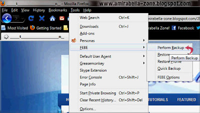 Cara Backup Bookmark dan Themes Firefox