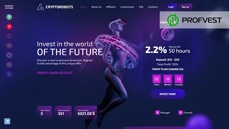 CryptoRobots обзор и отзывы проекта