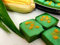 Resep Cara Membuat Kue Talam Hunkwe Jagung Pandan