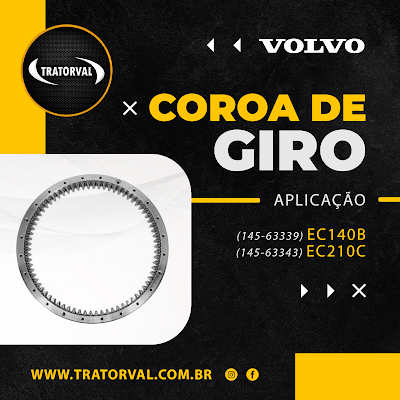 145-63339 coroa giro volvo engrenagem 145-63343