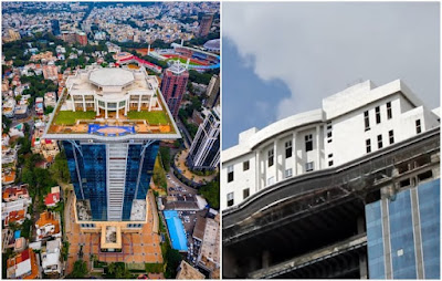 La extravagante mansión de lujo en la cima de un rascacielos: la Casa Blanca de la India
