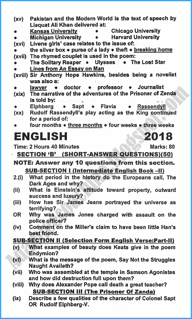 12th-english-past-year-paper-2018